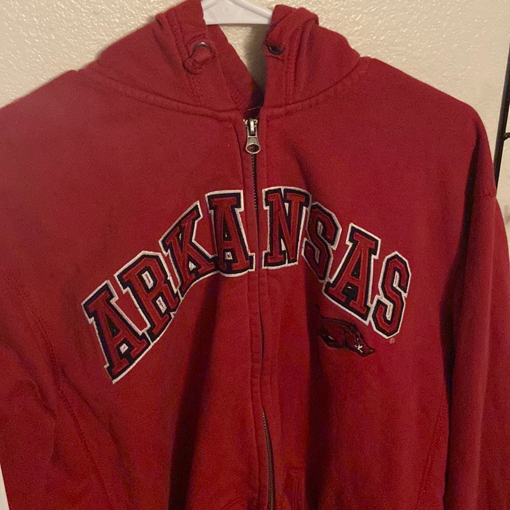 Razorback zip-up hoodie